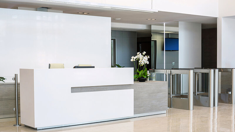 Security Guard Reception Desk